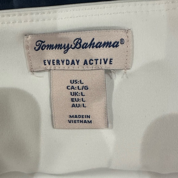 Tommy Bahama Blue and White Tropical Mini Skirt - Picture 4 of 4